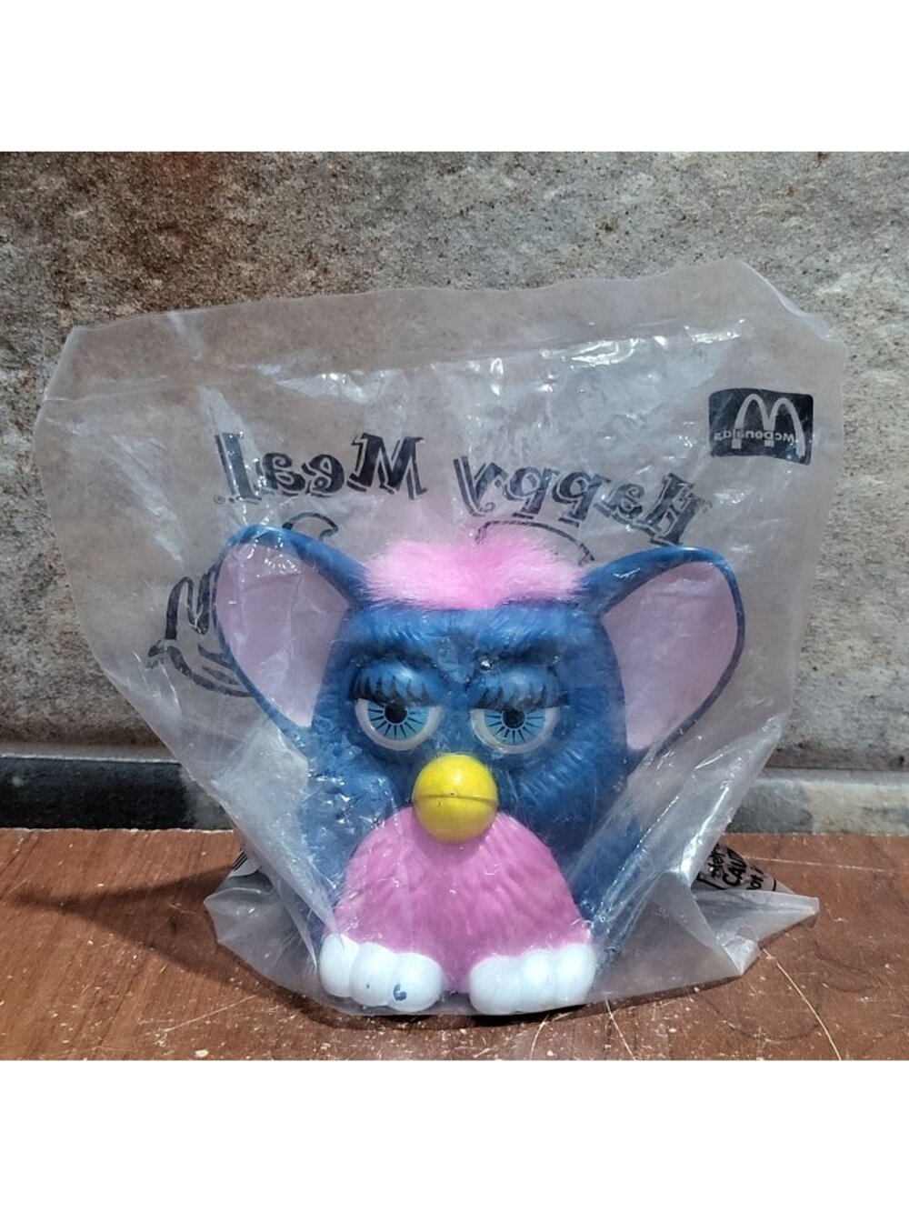 McDonalds Happy Meal Blue Pink Furby 1998 Sealed Original Plastic Packaging